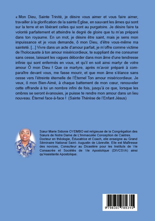 Couverture 2 - Sœur Sidonie OYEMBO